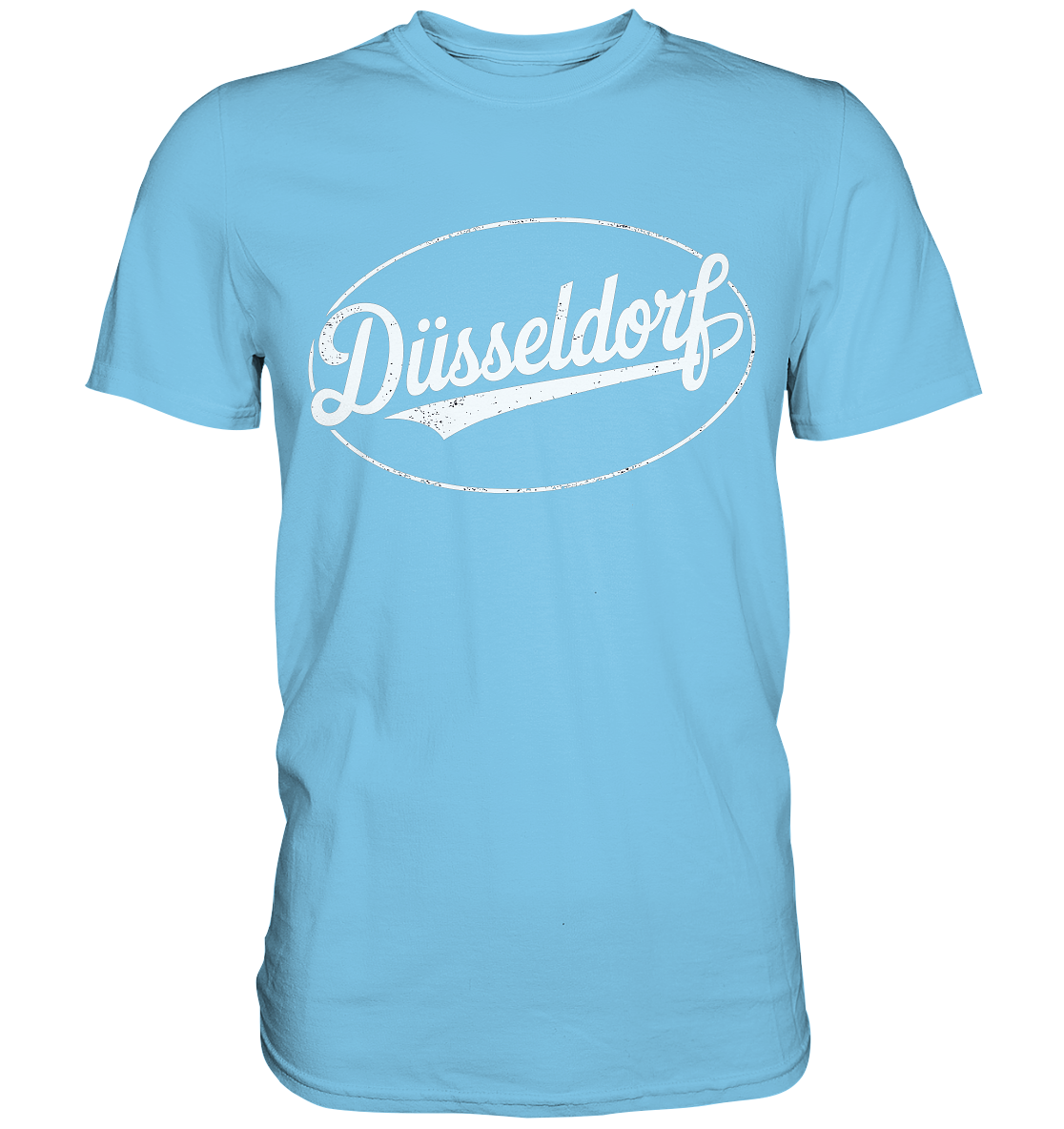 Düsseldorf Logo Retro – Stilvolle Nostalgie trifft modernen Look - Premium Shirt