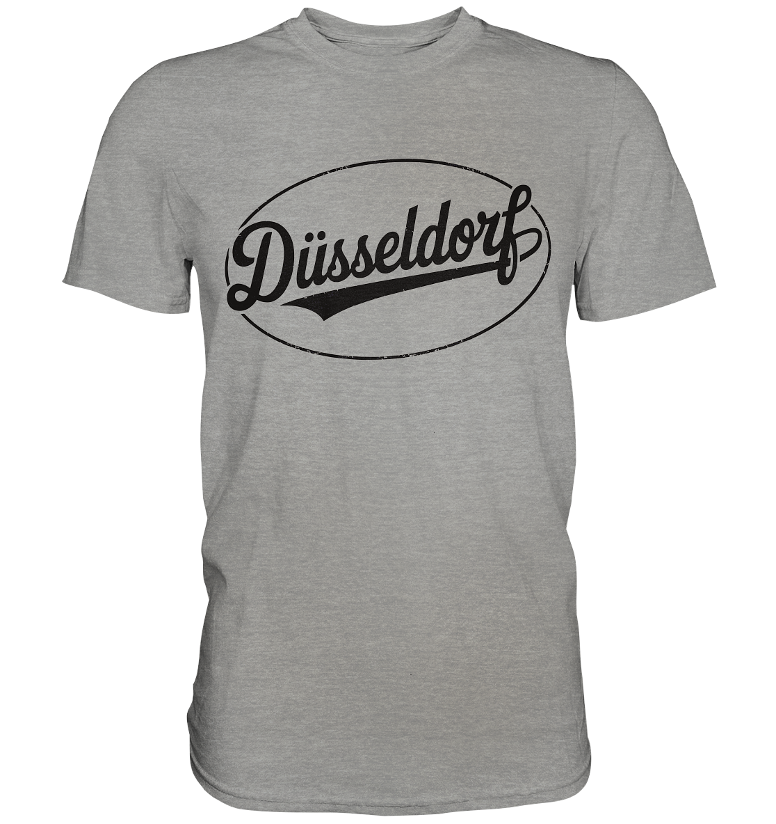 Düsseldorf Logo Retro – Stilvolle Nostalgie trifft modernen Look - Premium Shirt