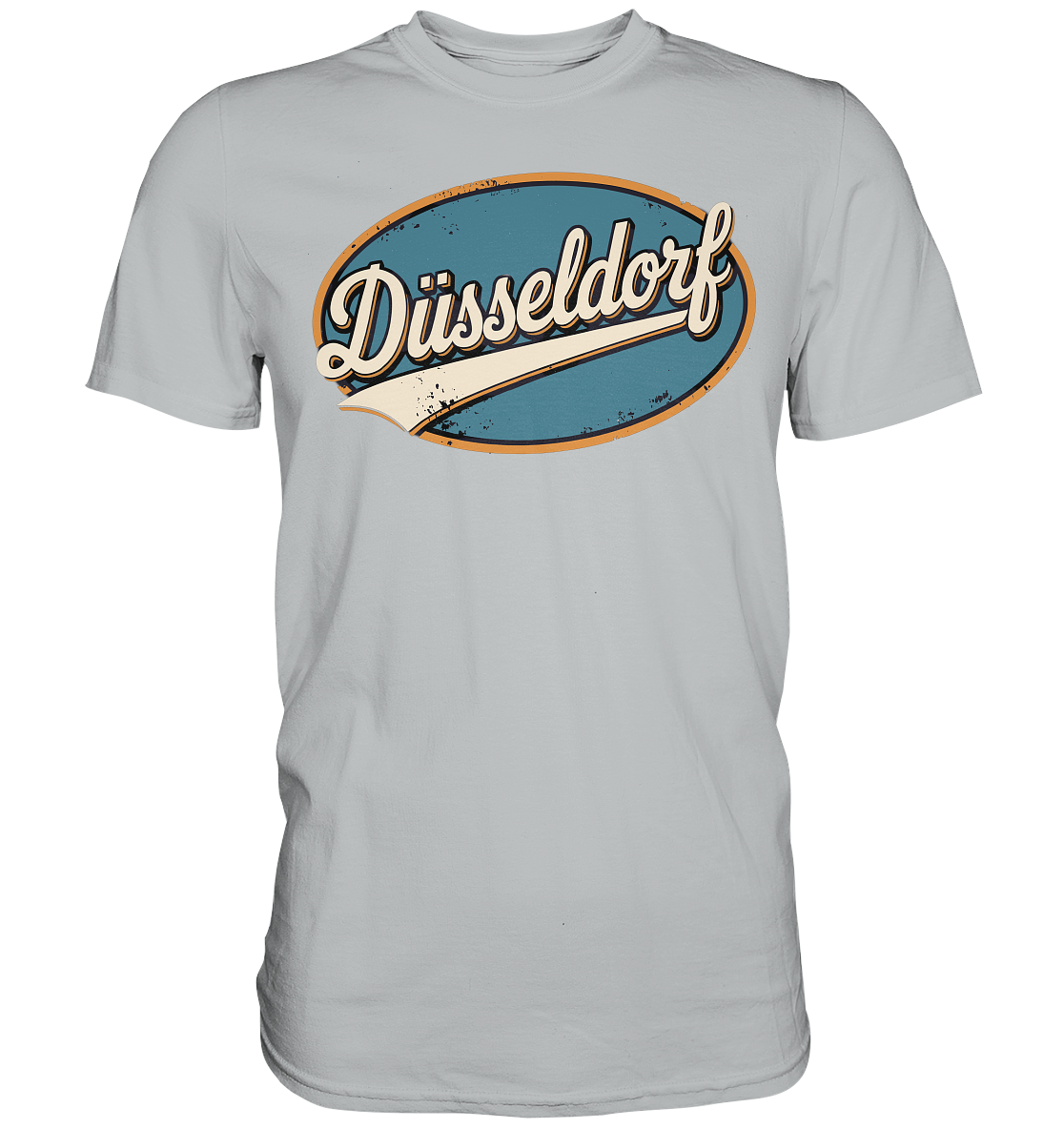 Düsseldorf Retro – Stilvolle Nostalgie trifft modernen Look - Premium Shirt