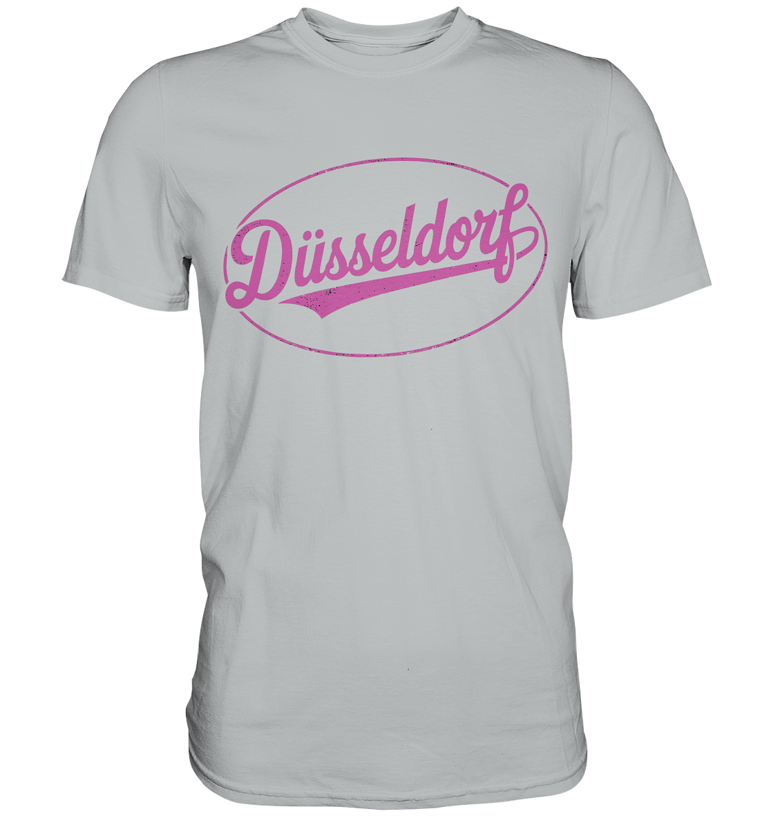 Düsseldorf Logo Retro – Stilvolle Nostalgie trifft modernen Look - Premium Shirt