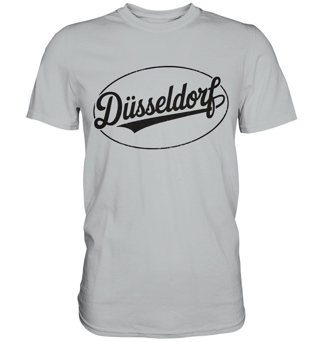 Düsseldorf Logo Retro – Stilvolle Nostalgie trifft modernen Look - Premium Shirt
