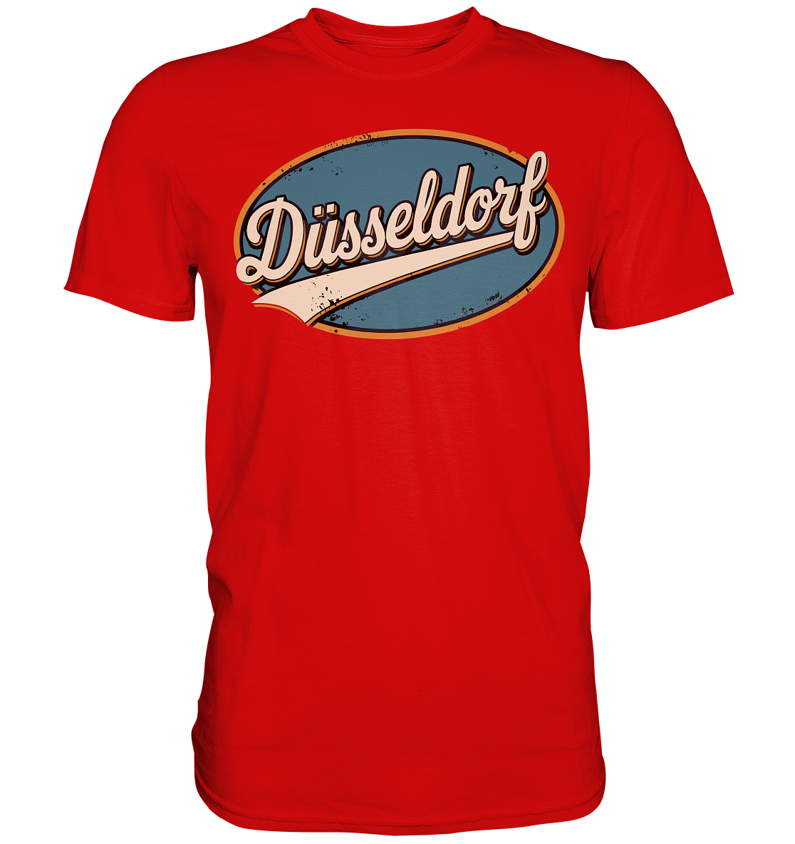Düsseldorf Retro – Stilvolle Nostalgie trifft modernen Look - Premium Shirt