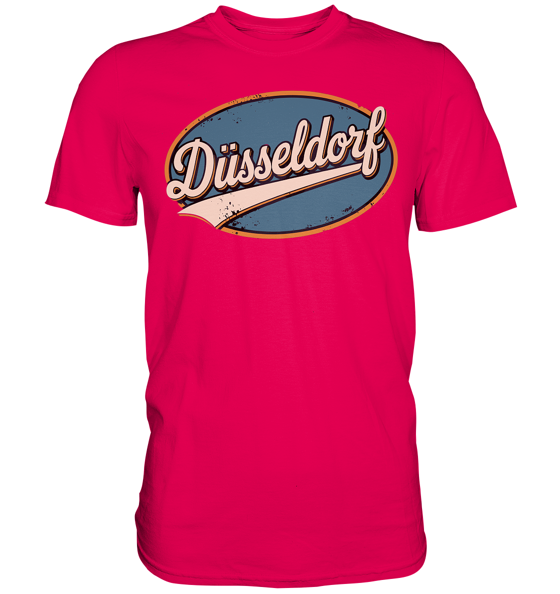 Düsseldorf Retro – Stilvolle Nostalgie trifft modernen Look - Premium Shirt