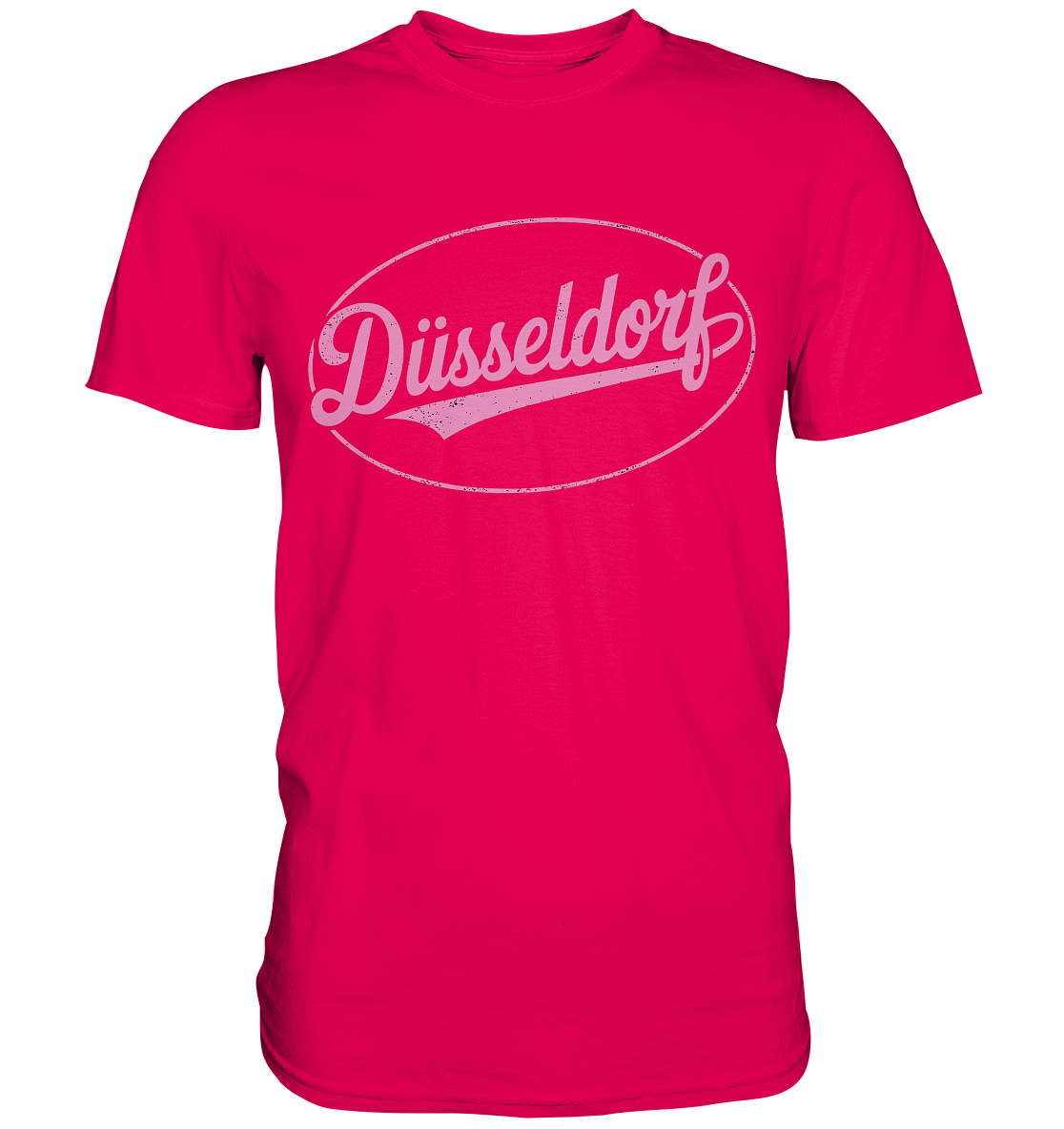 Düsseldorf Logo Retro – Stilvolle Nostalgie trifft modernen Look - Premium Shirt