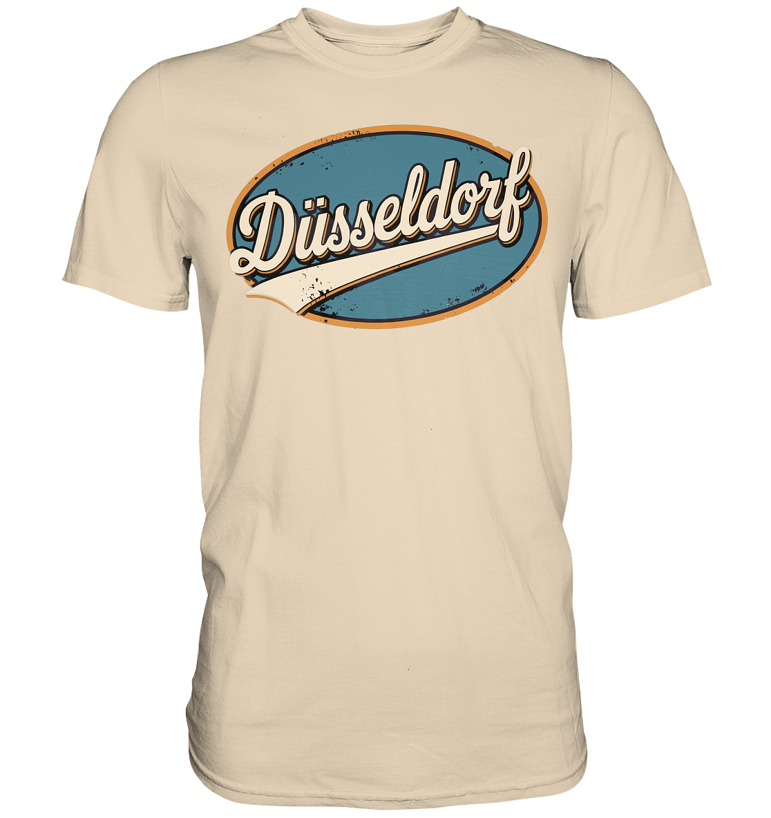 Düsseldorf Retro – Stilvolle Nostalgie trifft modernen Look - Premium Shirt