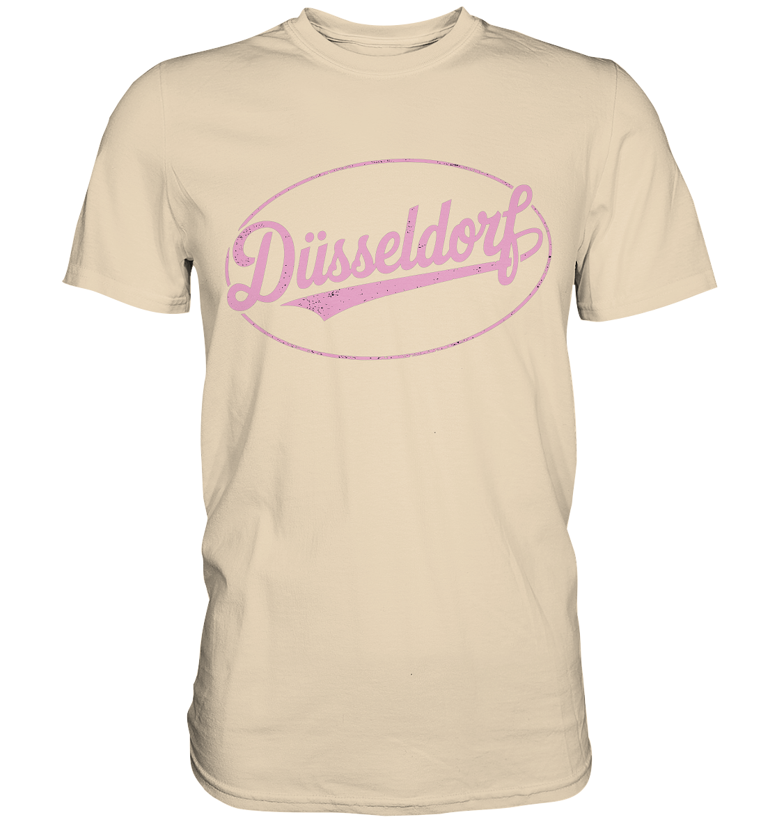 Düsseldorf Logo Retro – Stilvolle Nostalgie trifft modernen Look - Premium Shirt