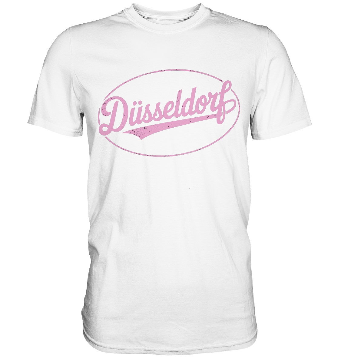 Düsseldorf Logo Retro – Stilvolle Nostalgie trifft modernen Look - Premium Shirt