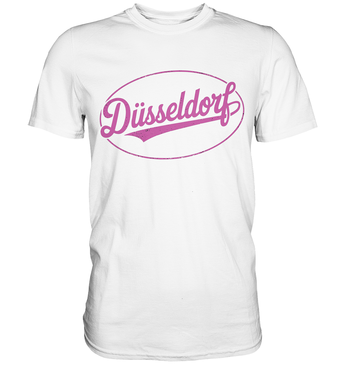 Düsseldorf Logo Retro – Stilvolle Nostalgie trifft modernen Look - Premium Shirt