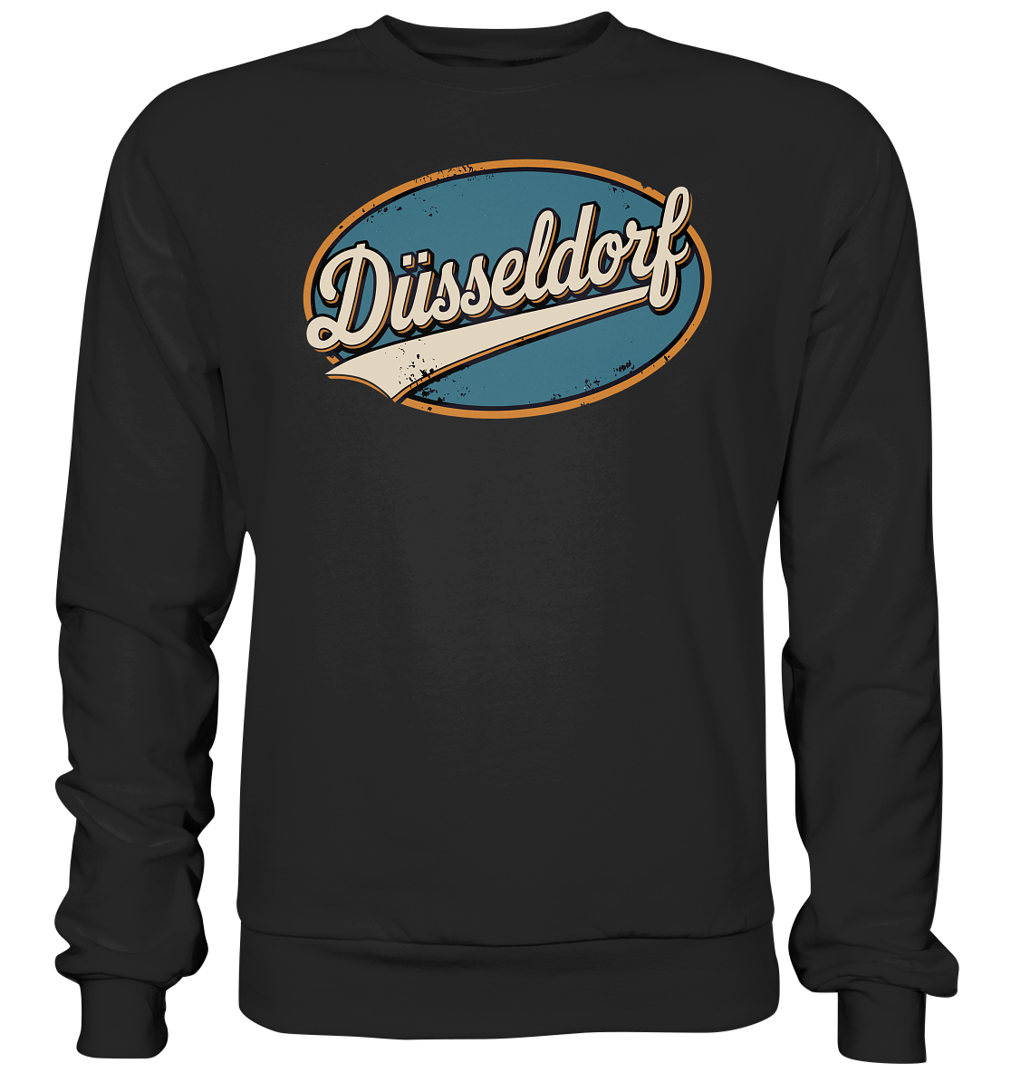 Düsseldorf Retro – Stilvolle Nostalgie trifft modernen Look - Premium Sweatshirt