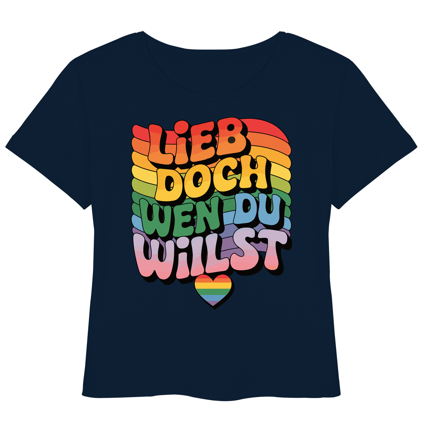 "Lieb doch, wen du willst" – LGBTQ-Design - Womens Organic Lightweight T-Shirt