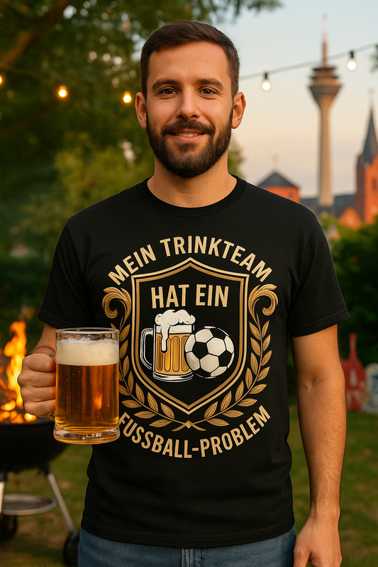 Trinkteam-Shirt – Fußballproblem Edition T021 Premium T-Shirt